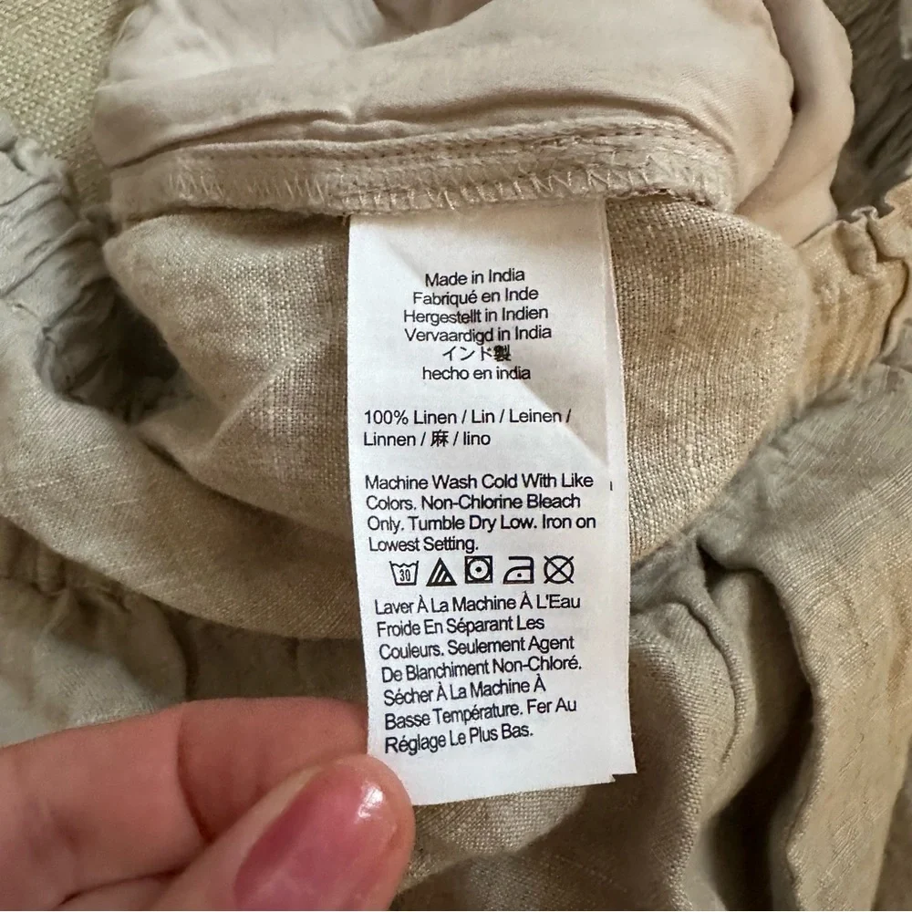 014/ bw527 j crew Soleil Linen Pants XL NWT - Picture 4 of 4